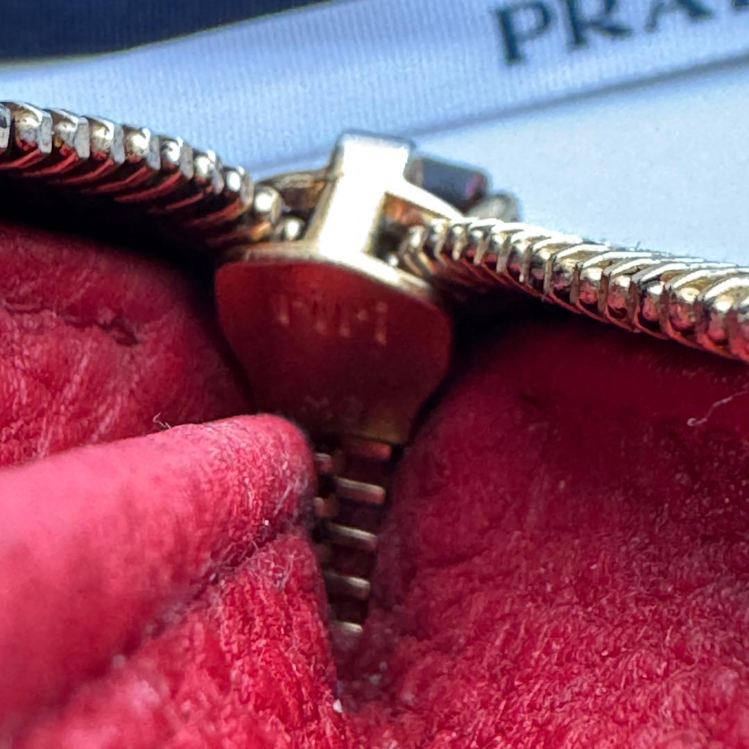 【極上美品】221 PRADA プラダL字ファスナー 長財布