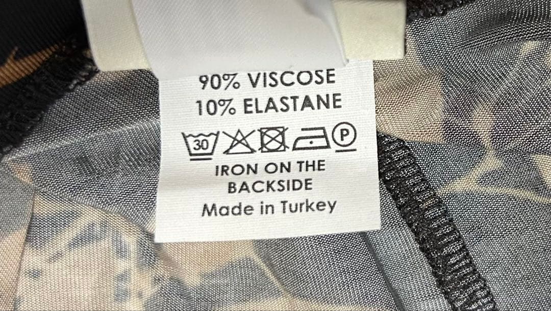 DRIES VAN NOTEN/花柄レギンス/size M/ブラック×ブラウン