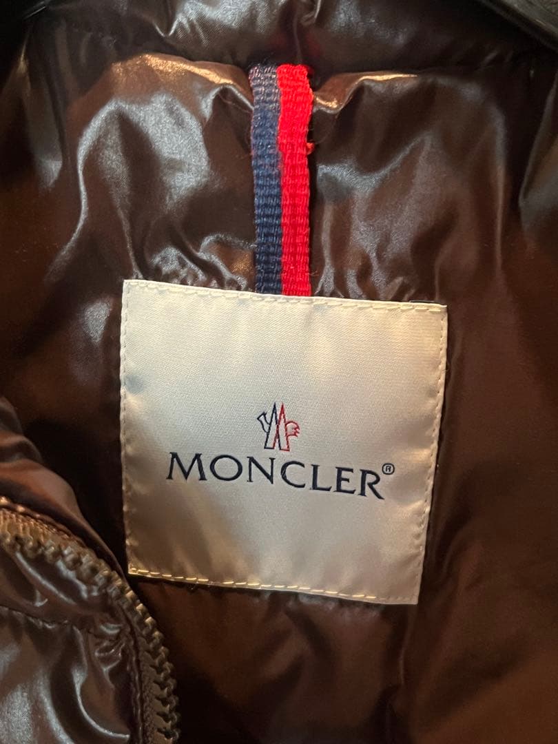 【正規品】モンクレール MONCLER ダウンベスト ダークブラウン サイズ00