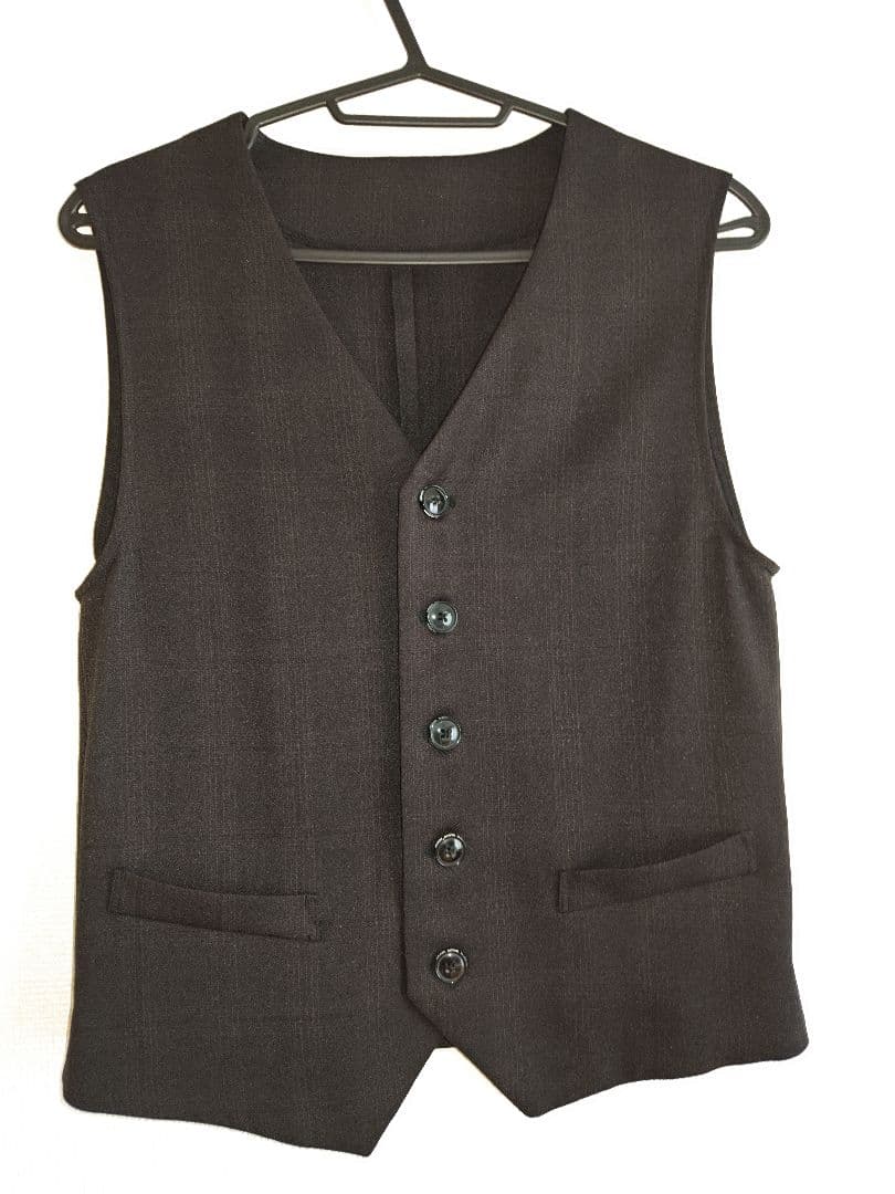 ブラウン チェック柄 スーツ6点セット　BEAMS　160cm