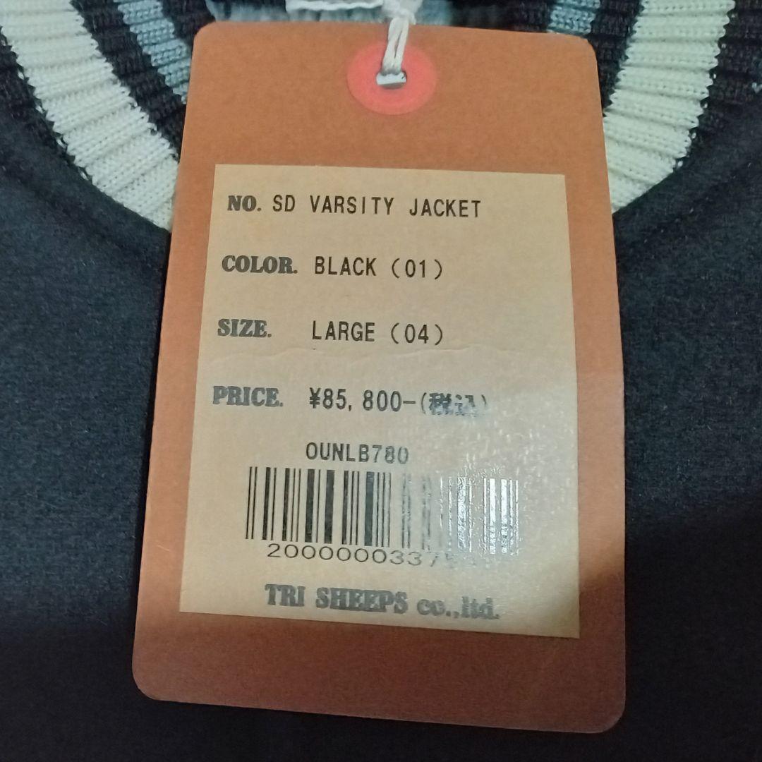 定価8.5万円 スタンダードカリフォルニア 23AW 袖レザー スタジャン L