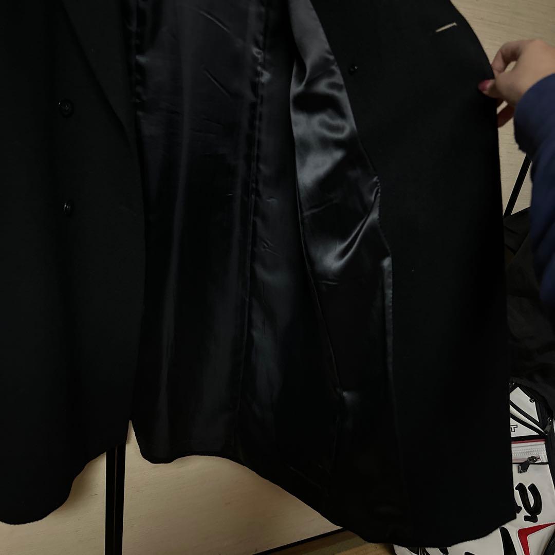 【極美品】valentino ブラック チェスターコート