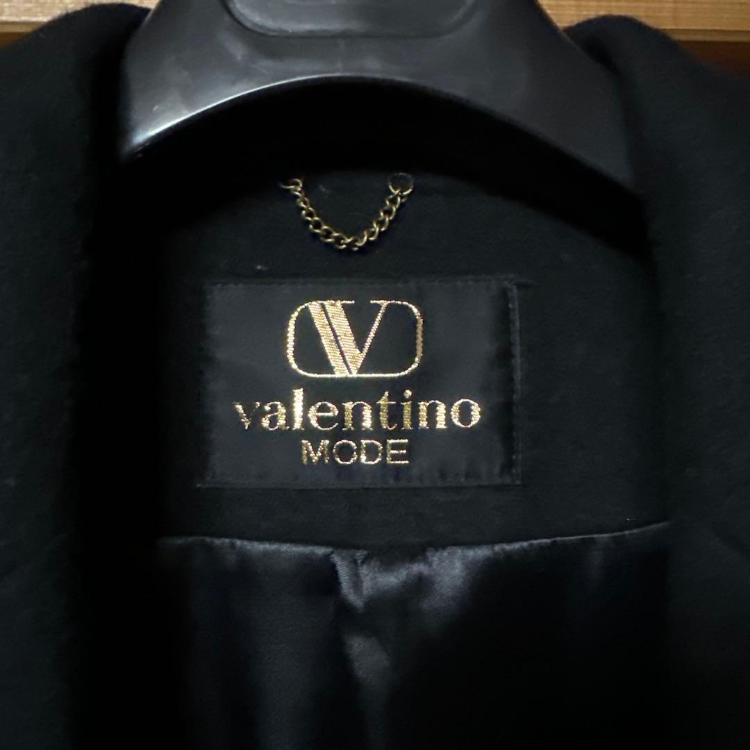 【極美品】valentino ブラック チェスターコート
