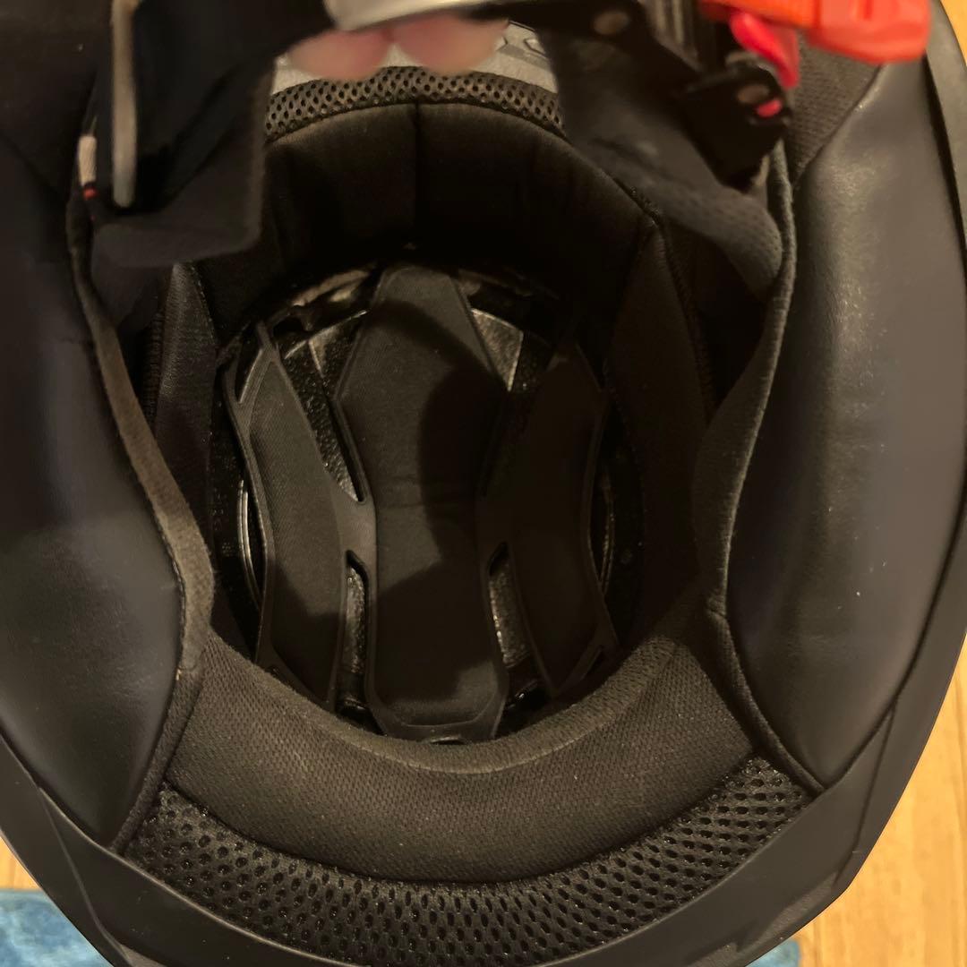 Kabuto ジェットヘルメット ブラック/レッド