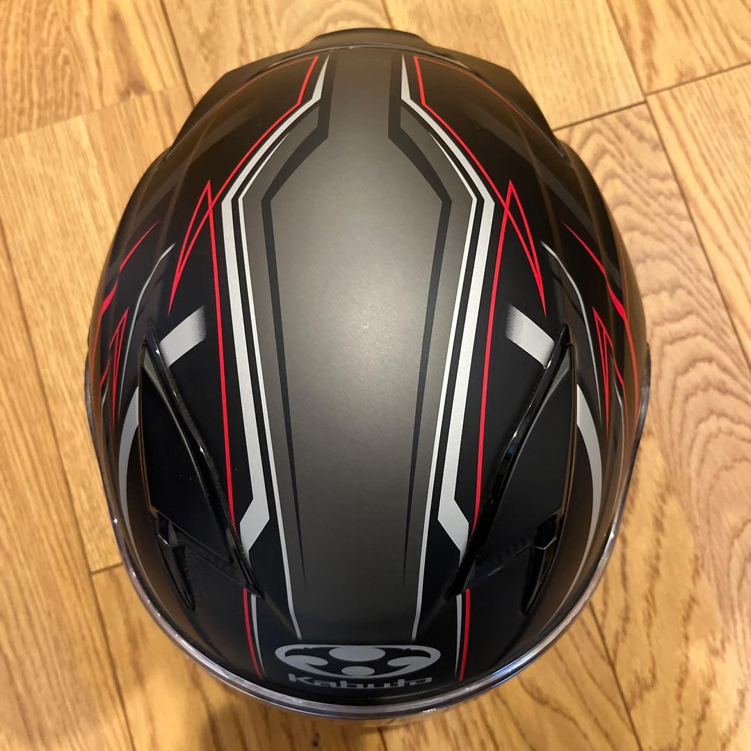 Kabuto ジェットヘルメット ブラック/レッド