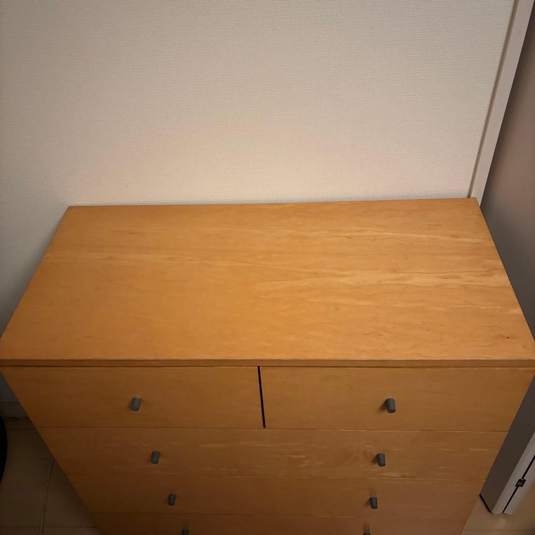 everyday is catday廃盤品　無印良品　4段チェスト