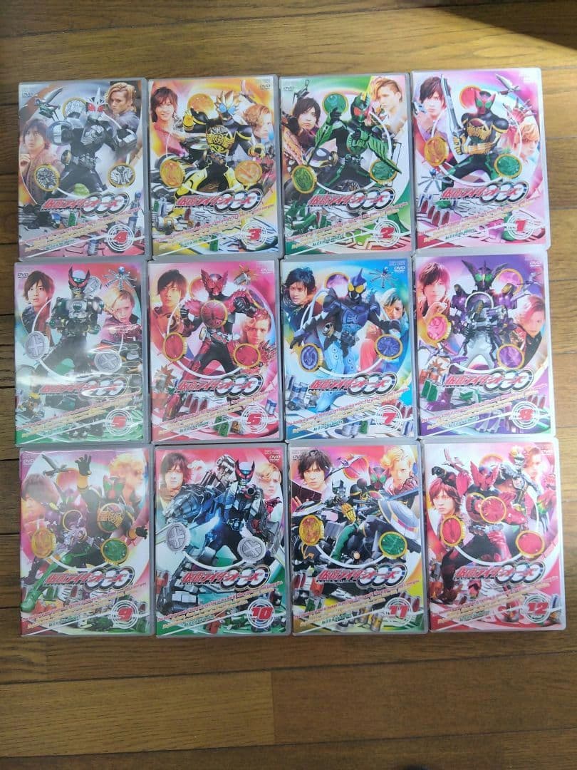 ⭕️中古美品⭕️仮面ライダーオーズDVD-BOX全12巻セット非レンタル品