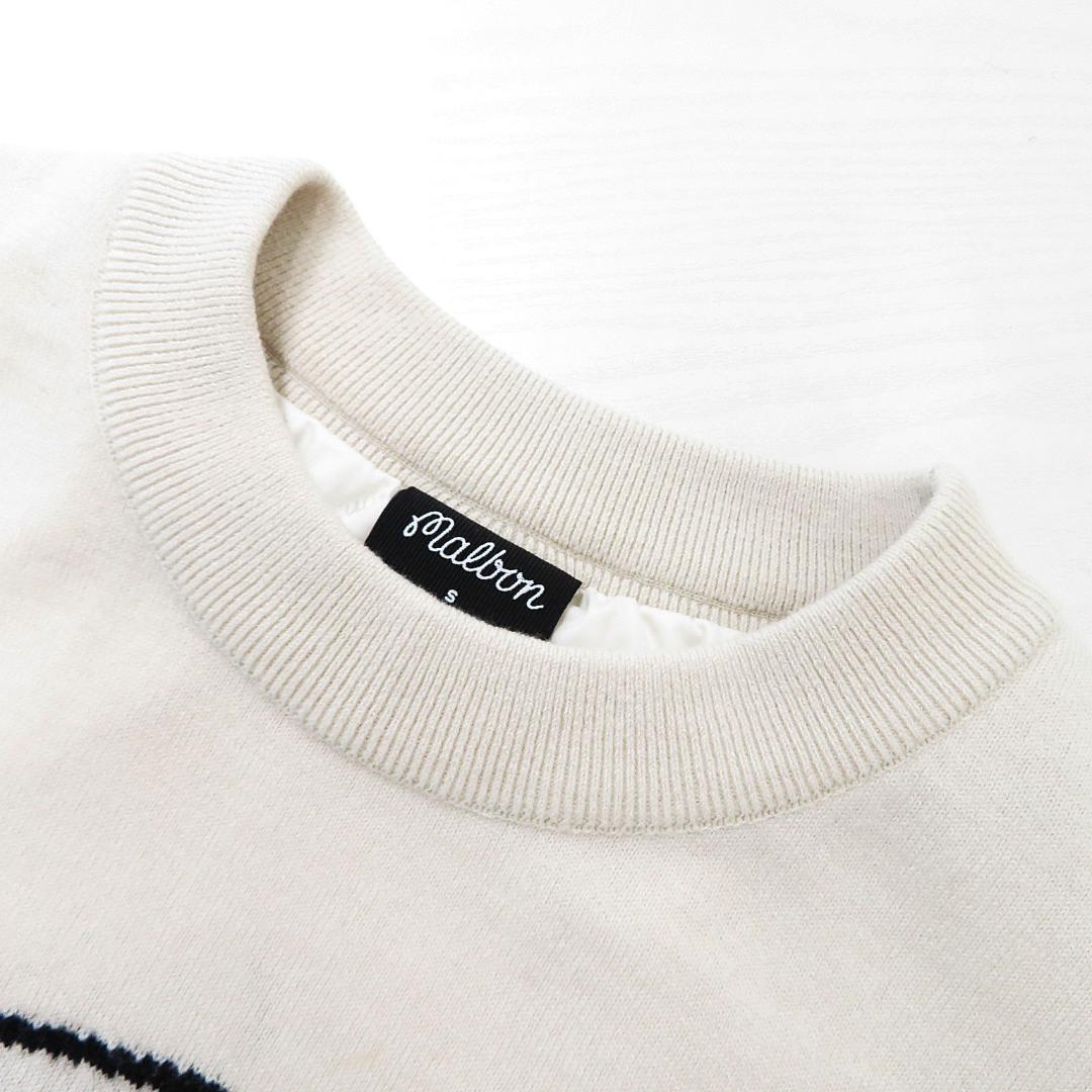 MALBON マルボンゴルフ 裏地付き ニットセーター サイズS [M6499]