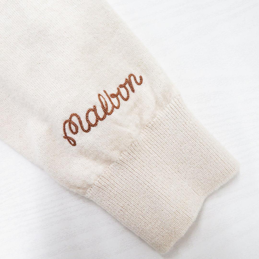 MALBON マルボンゴルフ 裏地付き ニットセーター サイズS [M6499]