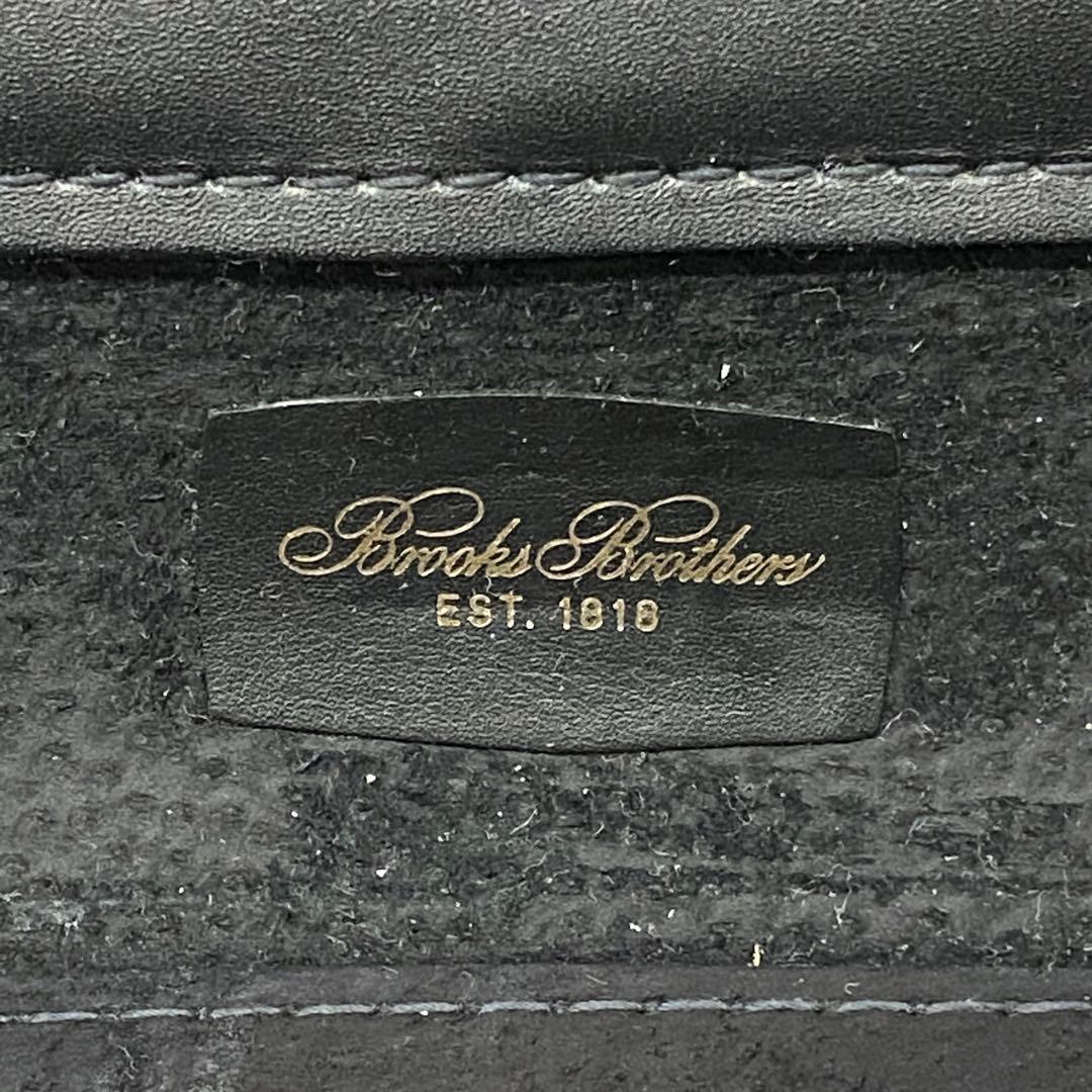 【Brooks Brothers】ブラック レザーブリーフケース
