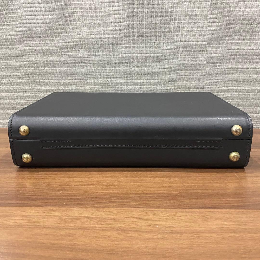 【Brooks Brothers】ブラック レザーブリーフケース