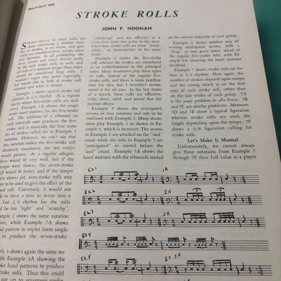 音楽書Percussion Anthology /The Instrument.