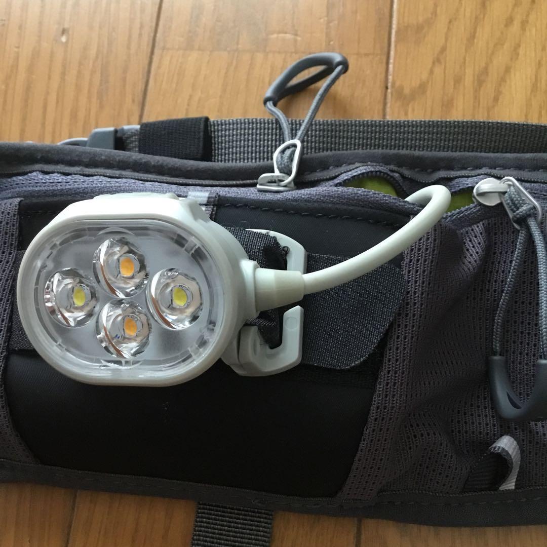 美品　Milestone　USB充電式 LEDライト ウエストポーチ