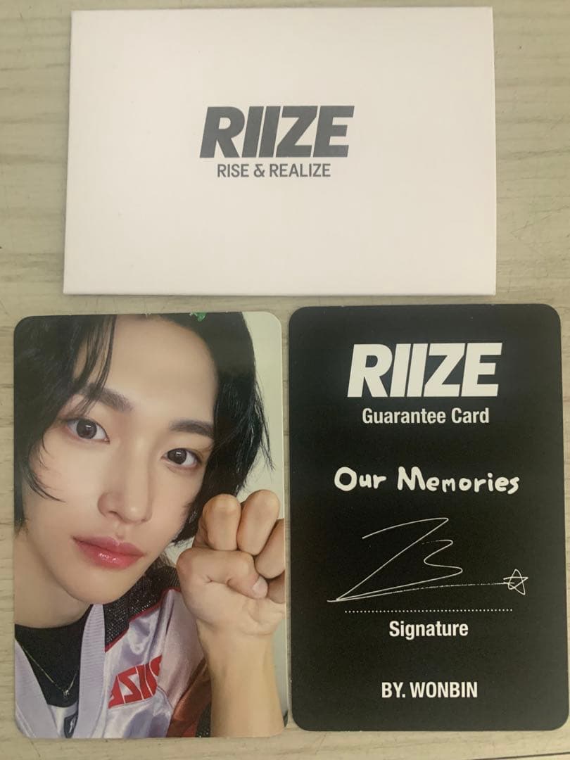 ウォンビン 원빈 RIIZE 라이즈 ネックレス封入トレカ