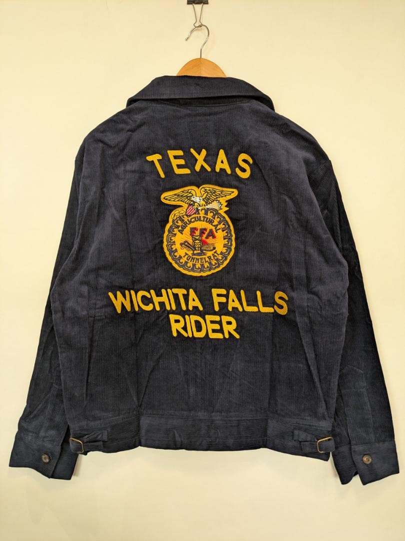 【復刻】FFA コーデュロイジャケット NAVY●XL（商品番号51058）