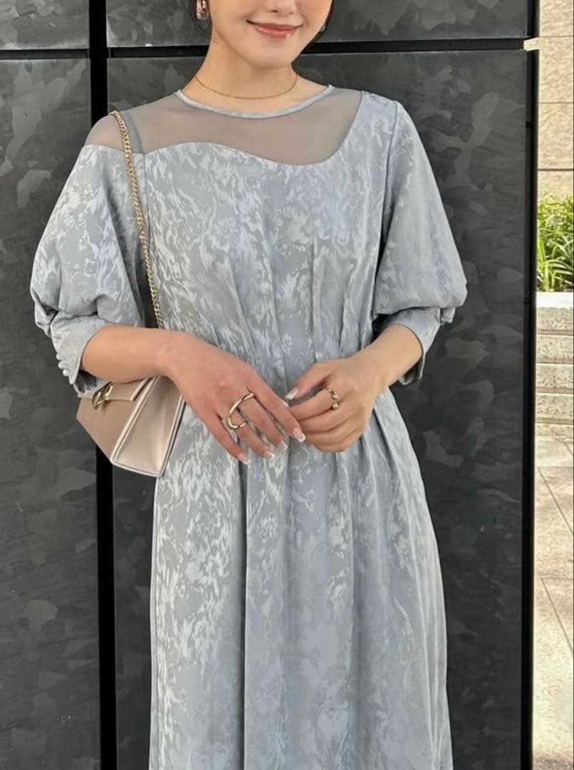 LE’RURE waist tuck flare dress