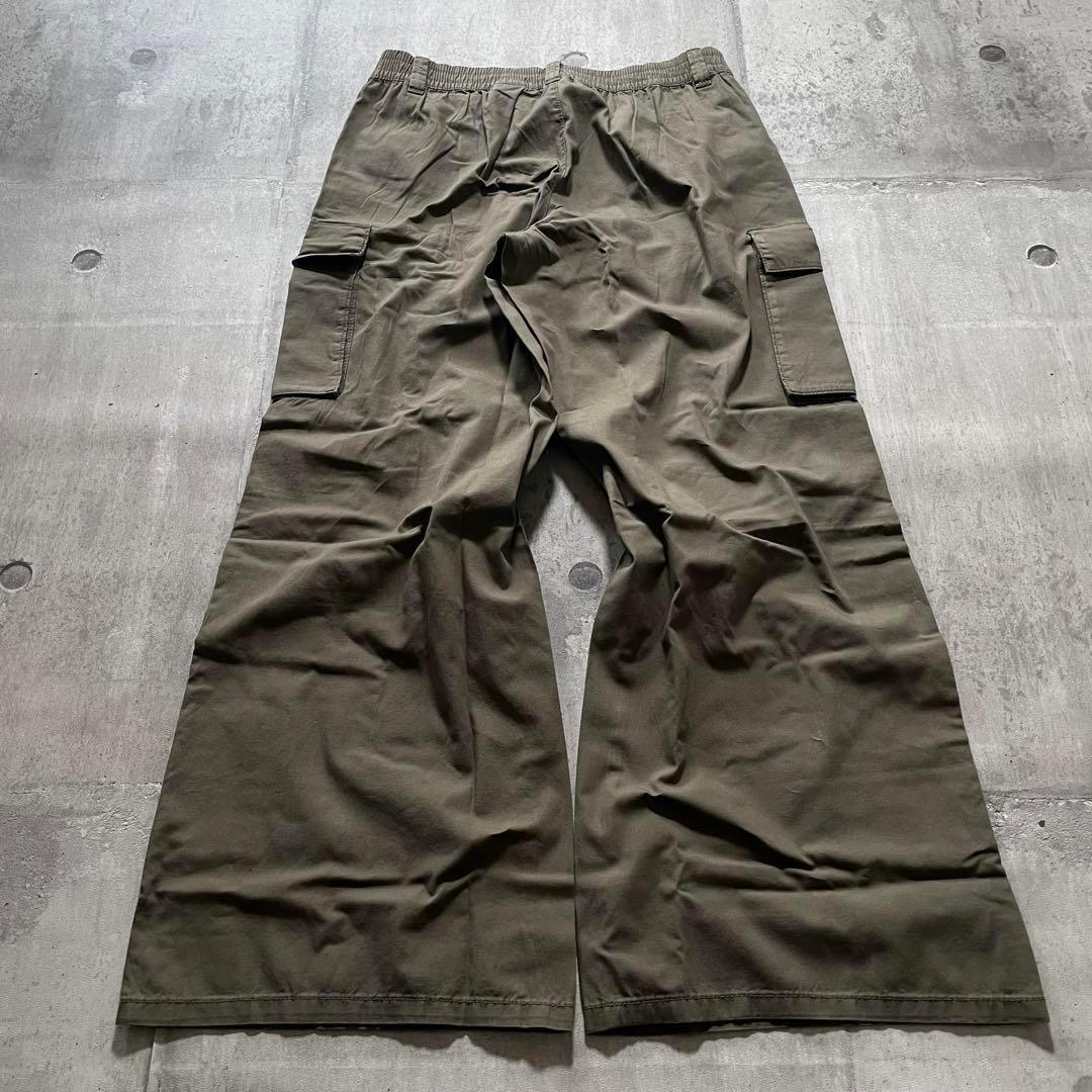 パンツ y2k grunge flare cargo pants archive