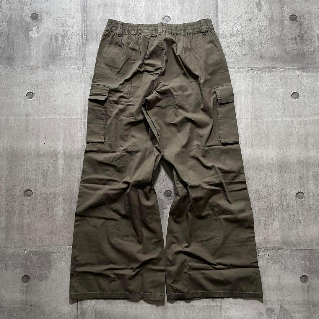 パンツ y2k grunge flare cargo pants archive