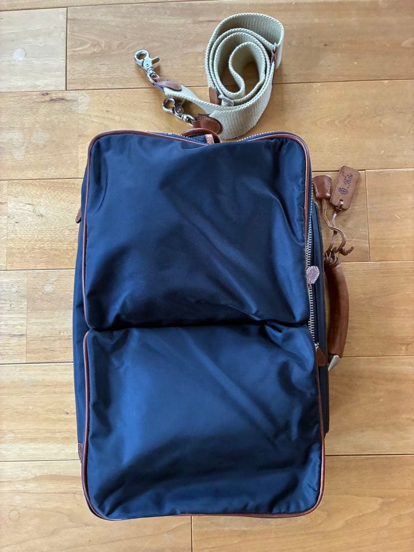 フェリージ　ボストン　ビジネスバック　ネイビー