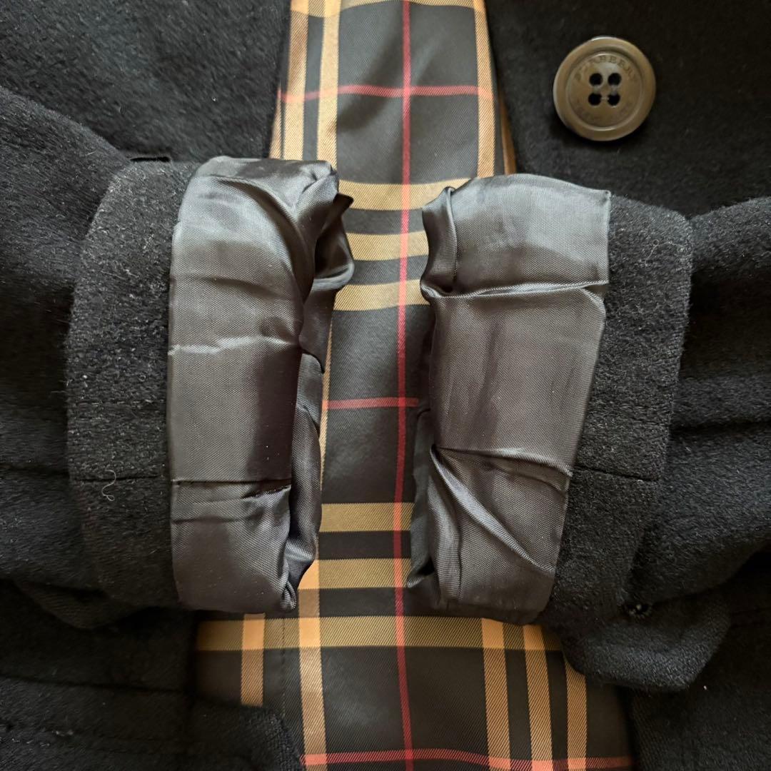 美品 バーバリーブルーレーベル アンゴラ ラビットファー コート ノバチェック