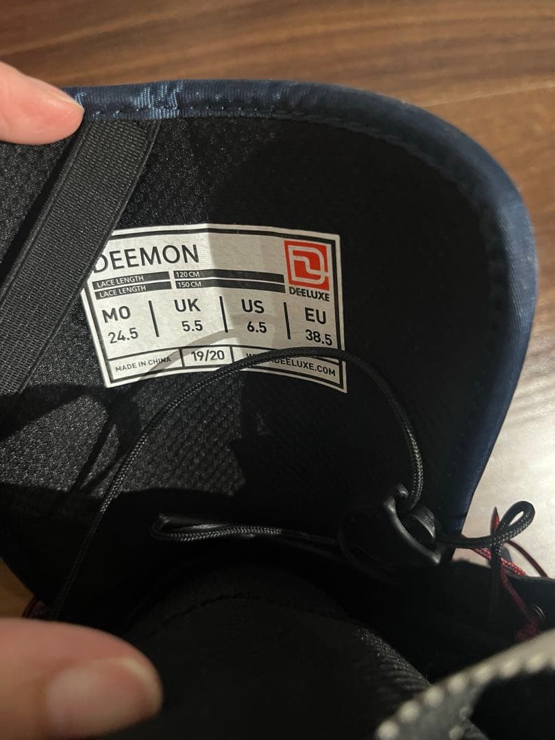 deeluxe deemon スノーボードブーツ 赤/ネイビー