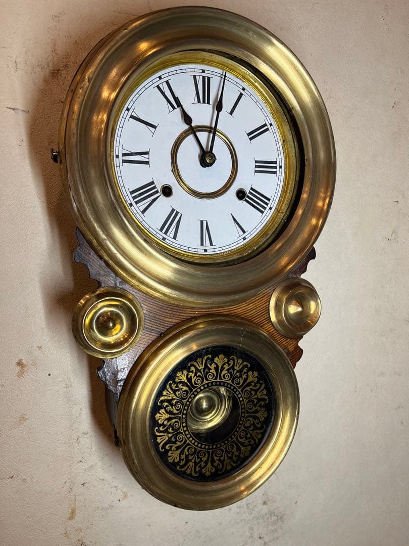 精工舎　ダルマ時計　柱時計　古時計　振り子　ゼンマイ　アンティーク時計　レトロ