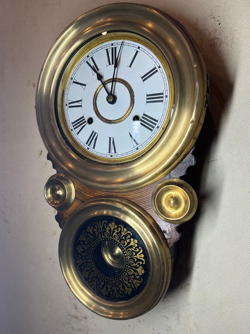 精工舎　ダルマ時計　柱時計　古時計　振り子　ゼンマイ　アンティーク時計　レトロ