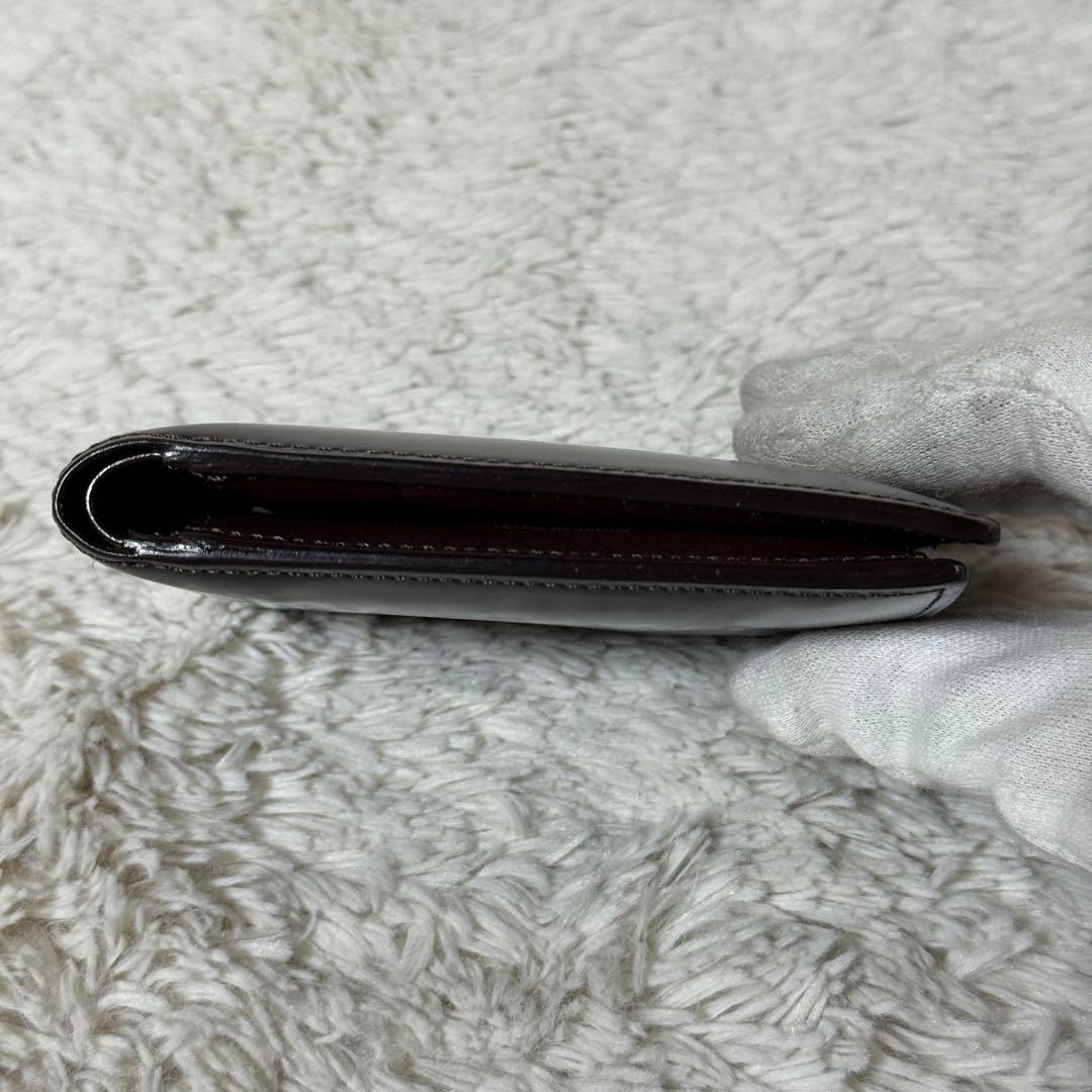 極美品✨キプリス　シェルコードバン　二つ折り財布　ビルフォード