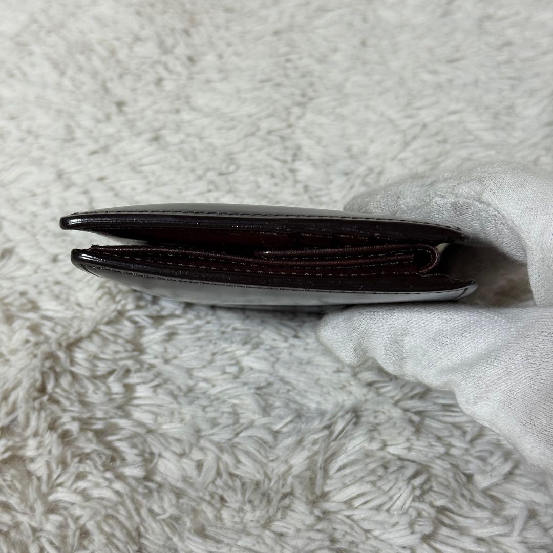 極美品✨キプリス　シェルコードバン　二つ折り財布　ビルフォード