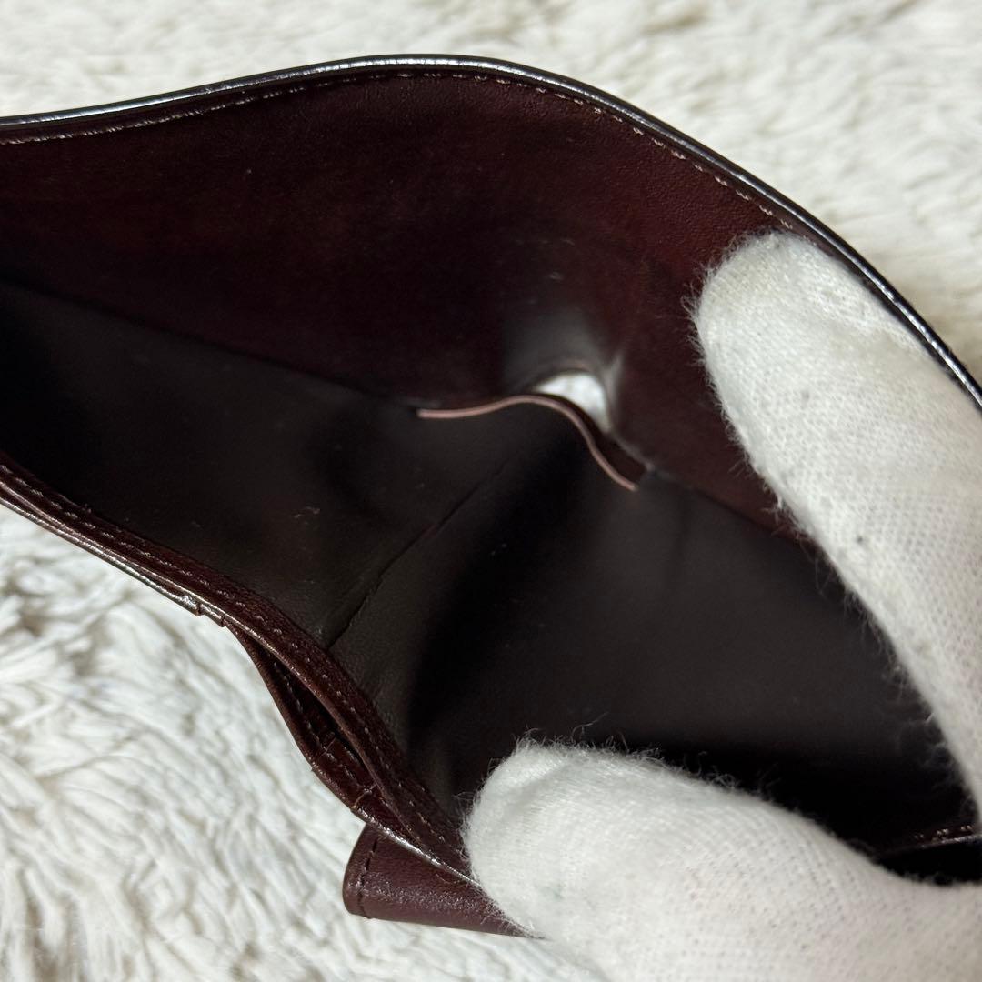 極美品✨キプリス　シェルコードバン　二つ折り財布　ビルフォード