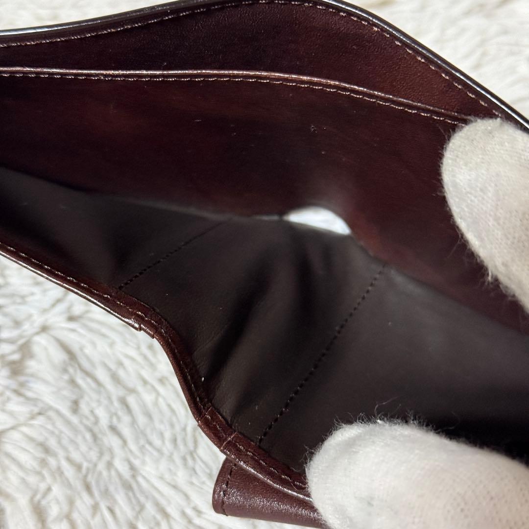 極美品✨キプリス　シェルコードバン　二つ折り財布　ビルフォード