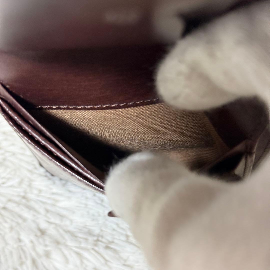 極美品✨キプリス　シェルコードバン　二つ折り財布　ビルフォード