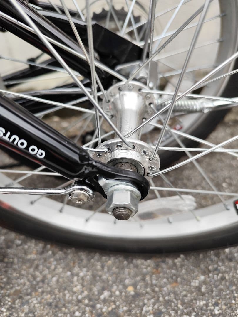 美品カスタム　アルミ折りたたみ自転車16インチ