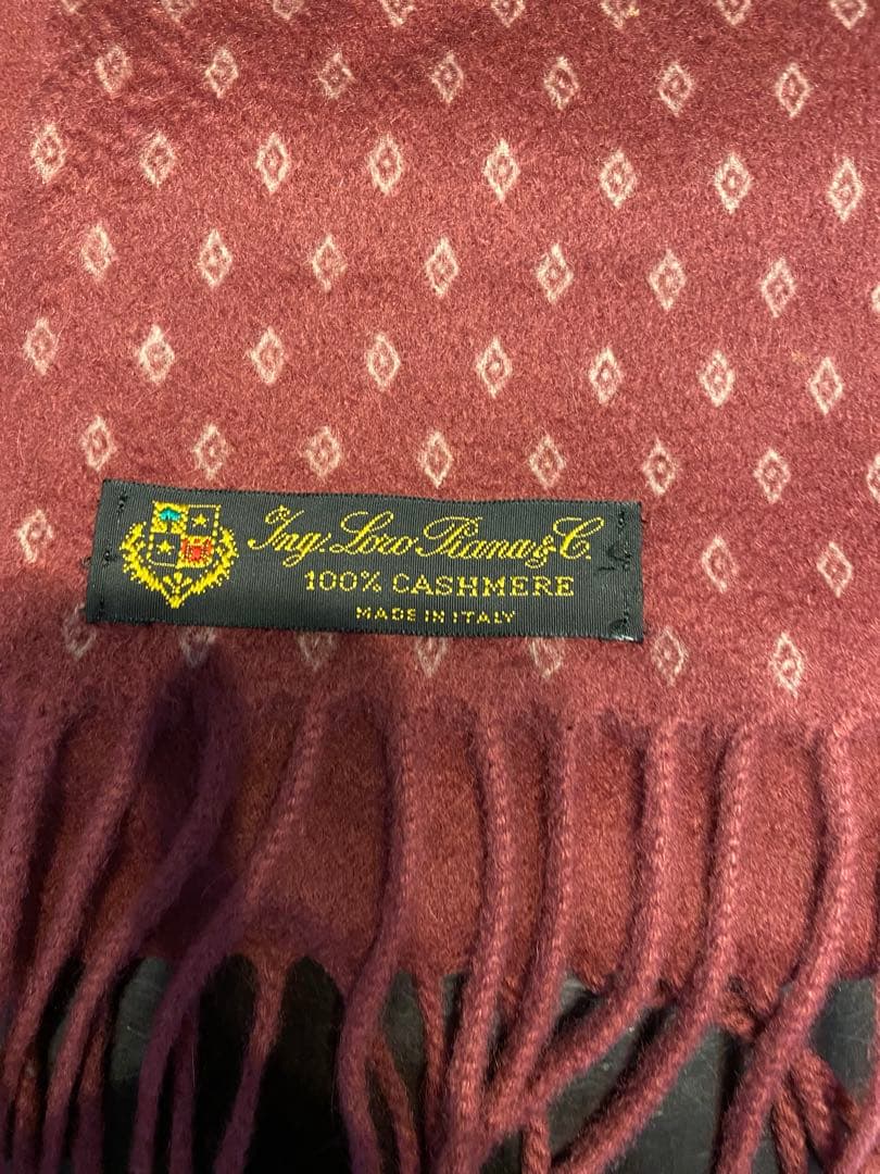 ロロ・ピアーナ　カシミヤ100% マフラー　ヴィンテージ