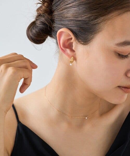 eteシェルパールピアス