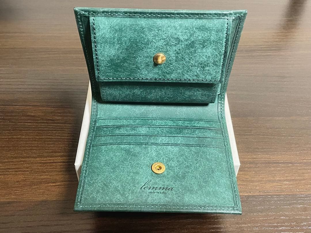 新品未使用　lemma レンマ　マリスコ　ペトローリオ　二つ折り財布