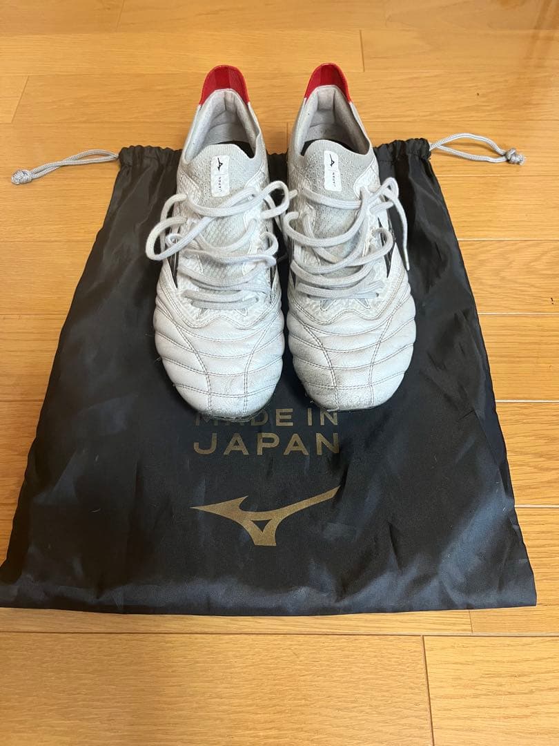 Mizuno MORELIA NEO ホワイト/レッド 日本製