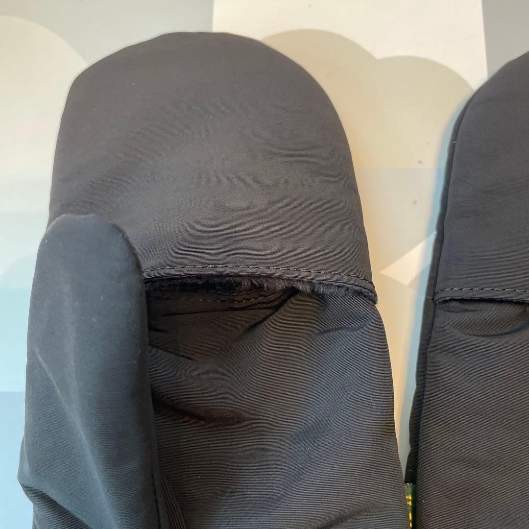 イルビゾンテ　レディース　手袋　ミトン　ブラック　ナイロン製