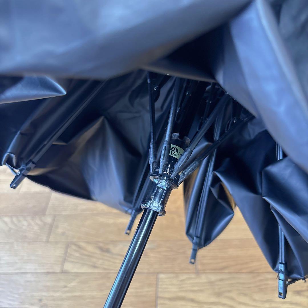 ロサブラン 日傘 3段折 黒 ピンク 完全遮光 折りたたみ 傘袋付き 晴雨兼用