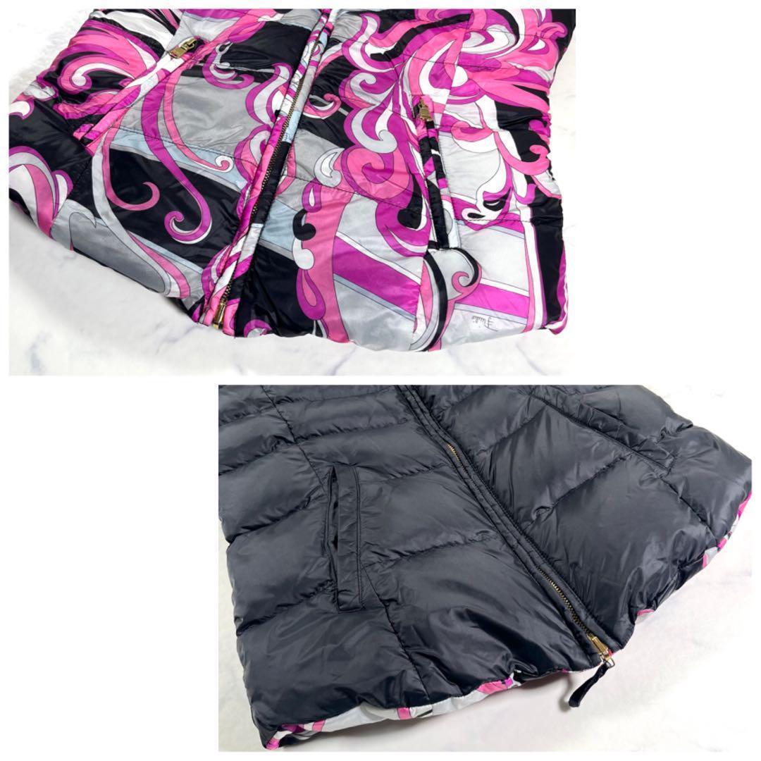 【極美品】EMILIO PUCCI エミリオプッチ　ダウンベスト　リバーシブル