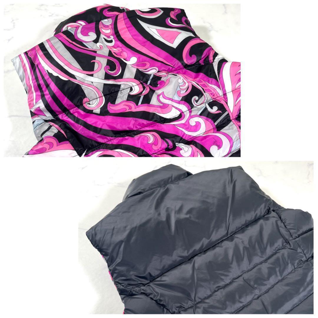 【極美品】EMILIO PUCCI エミリオプッチ　ダウンベスト　リバーシブル
