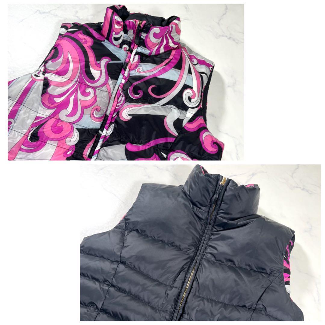【極美品】EMILIO PUCCI エミリオプッチ　ダウンベスト　リバーシブル