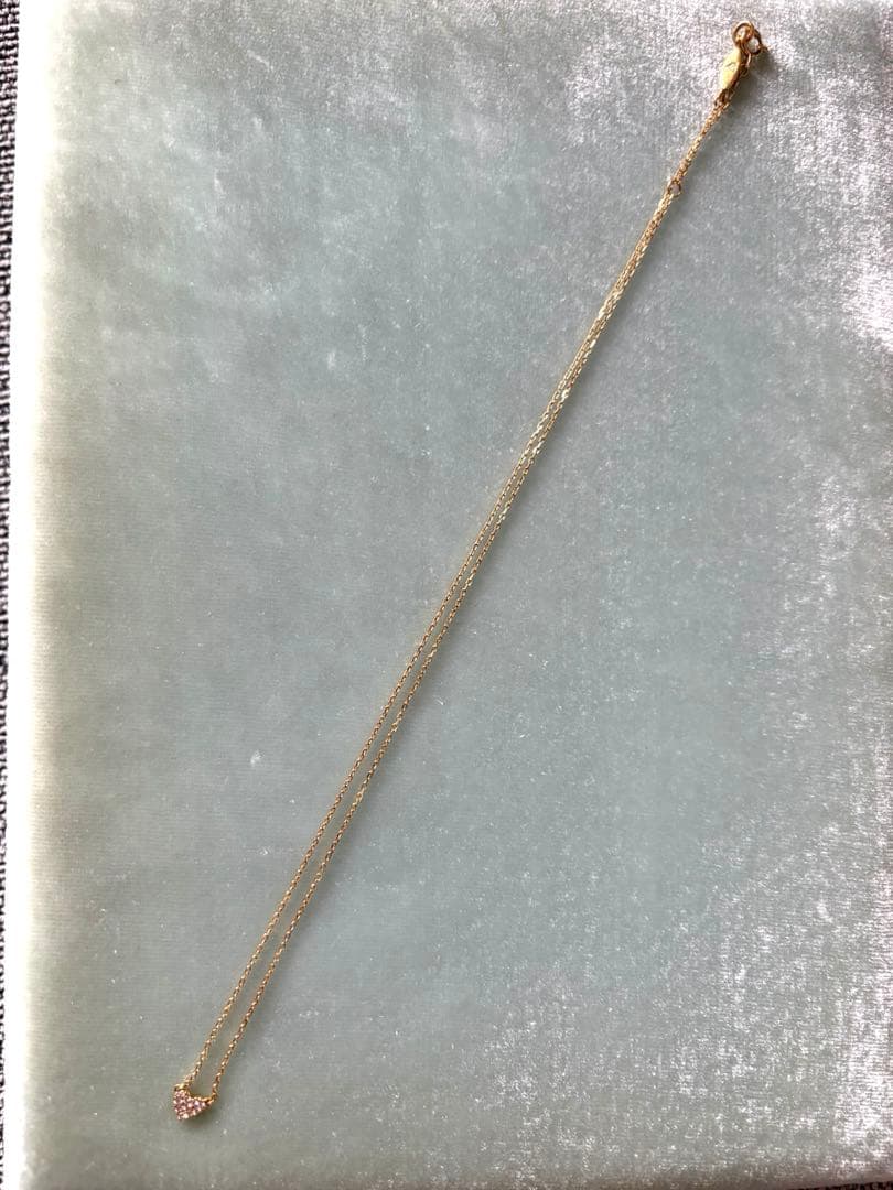 【本日までです。限定値下げ定番】アーカー　ハートダイヤネクレス　18KG