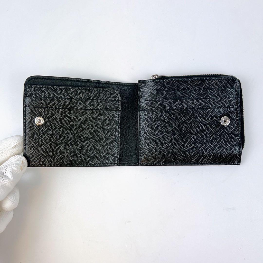 新品未使用✨ Saint Laurent サンローラン 折り財布 ブラック 黒色