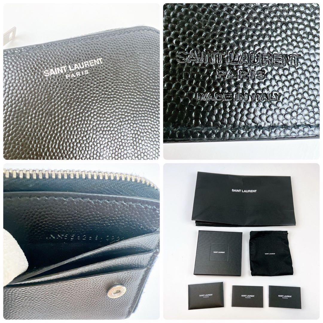 新品未使用✨ Saint Laurent サンローラン 折り財布 ブラック 黒色