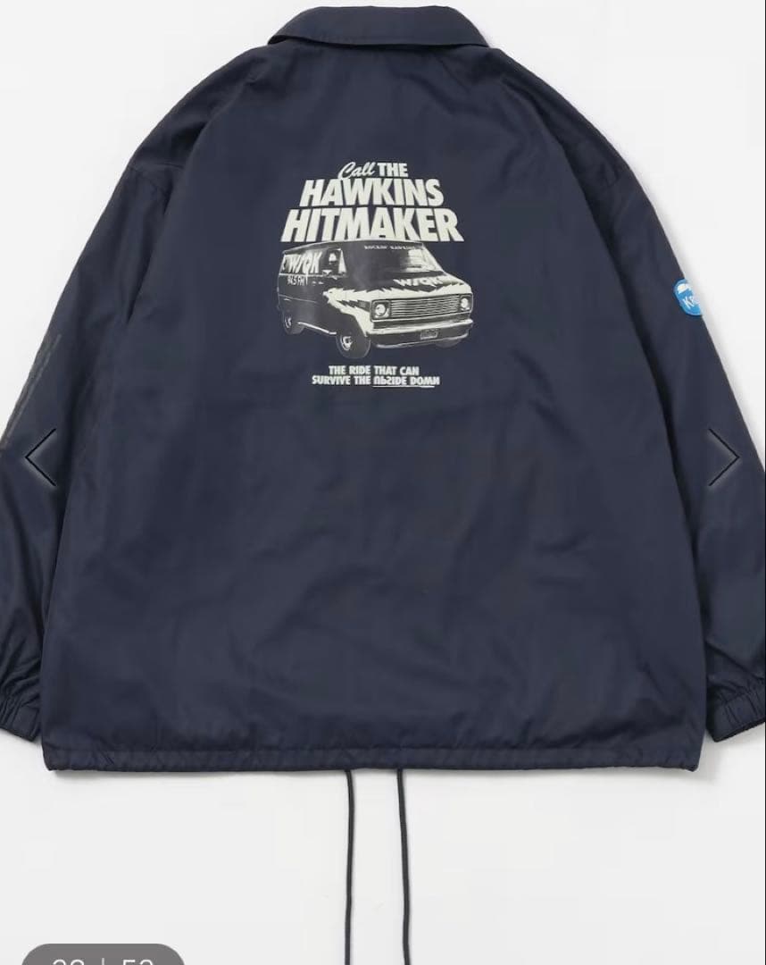 【STRANGER THINGS】ニコアンド コーチジャケット ダークネイビー