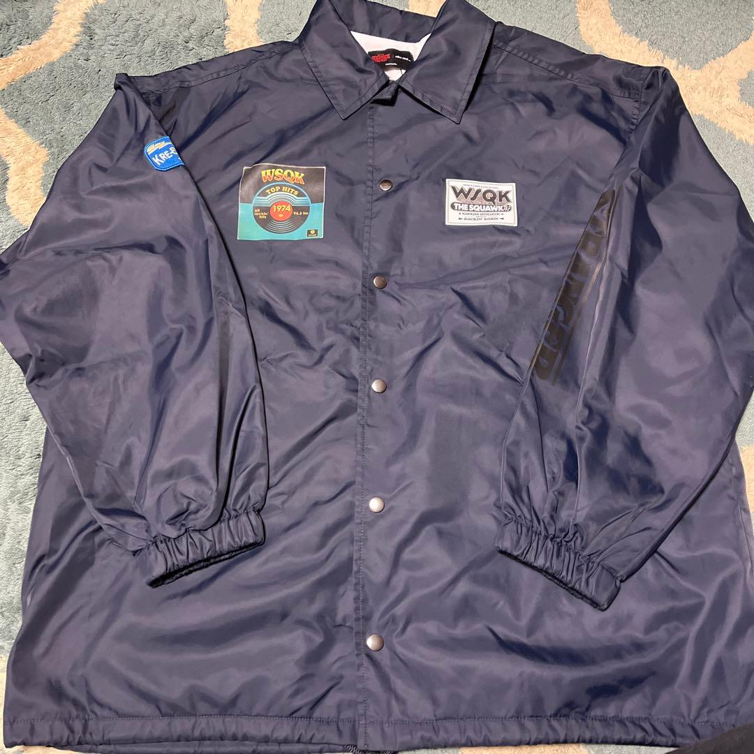 【STRANGER THINGS】ニコアンド コーチジャケット ダークネイビー