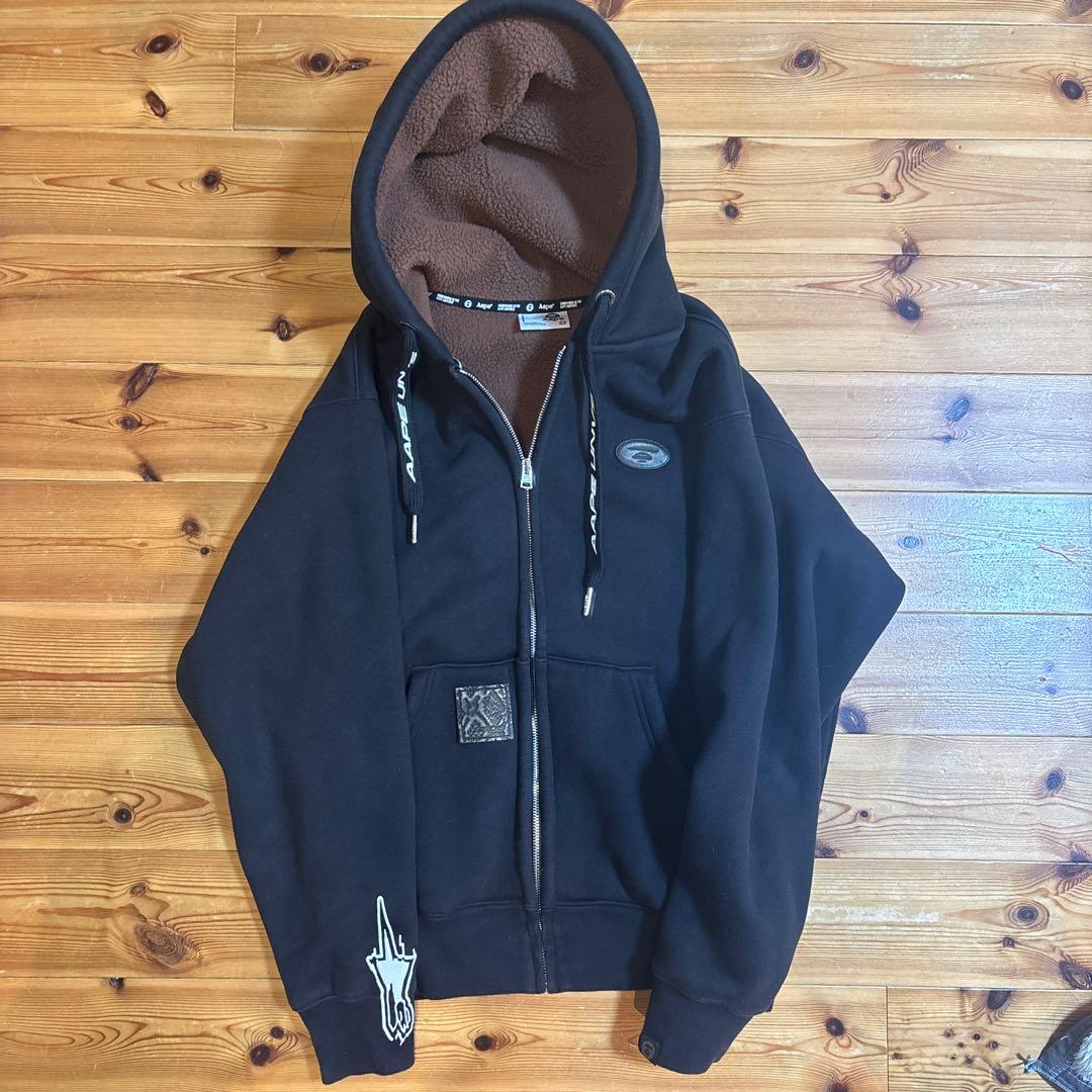 A BATHING APE ジップパーカー