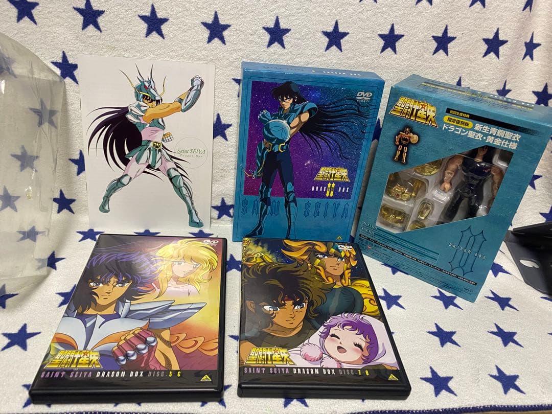 【一部未開封あり】 聖闘士星矢 DVD 全巻セット フィギュア付き