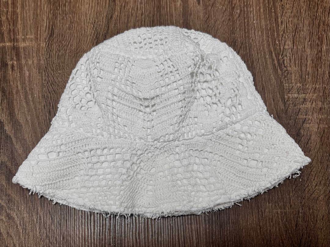 【新品未使用】コムデギャルソン　バケットハット　　レース　白